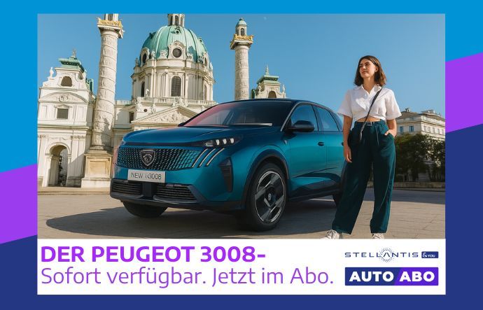 Der Peugeot 3008, jetzt im attraktiven Abo!