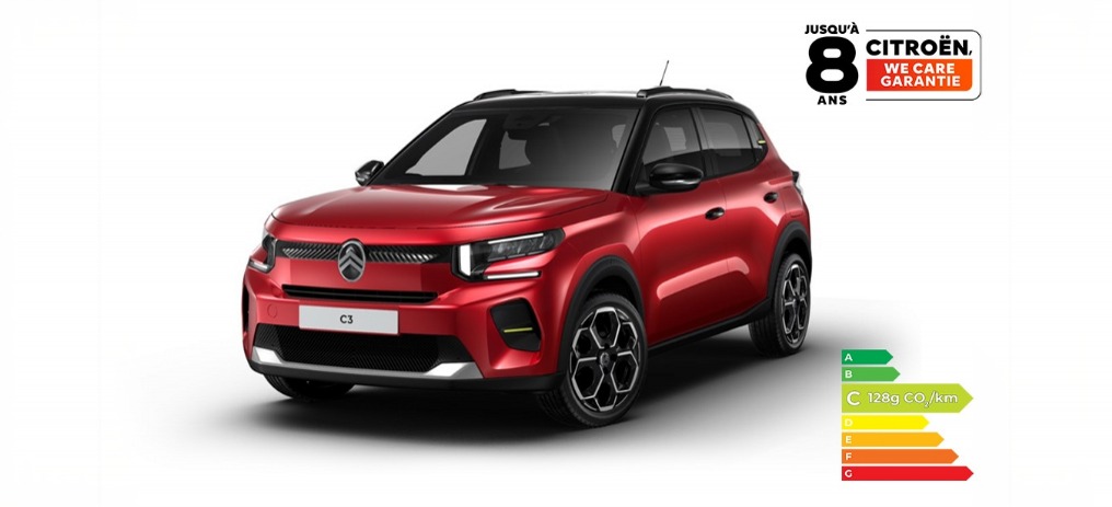 C3 Turbo 100ch, boîte manuelle, YOU - Stellantis &You