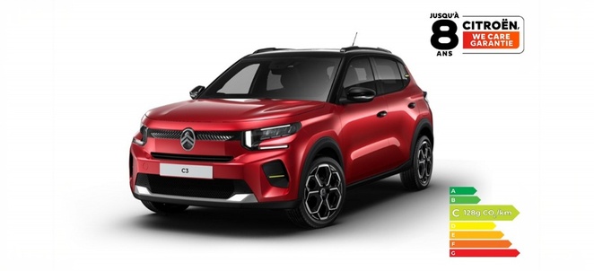 C3 Turbo 100ch, boîte manuelle, YOU - Stellantis &You