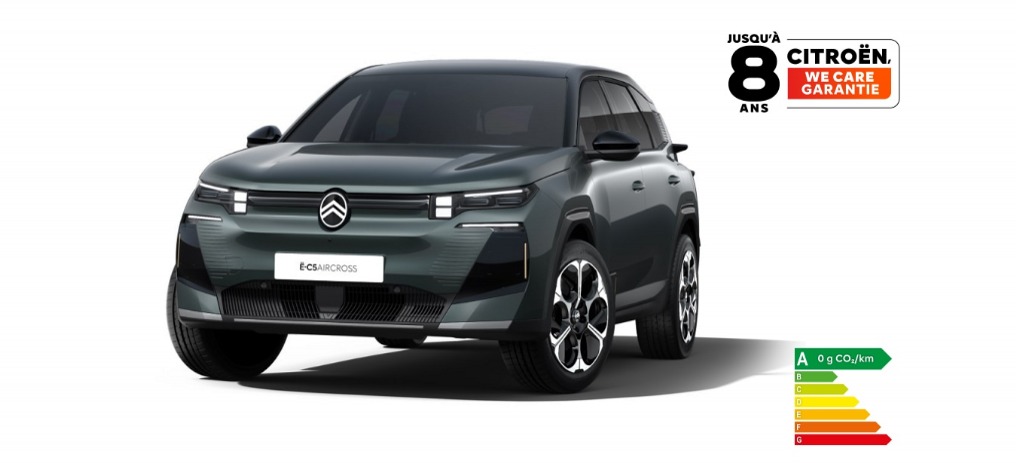 Nouveau ë-C5 Aircross Électrique 210ch, boîte automatique, autonomie confort, YOU - Stellantis &You