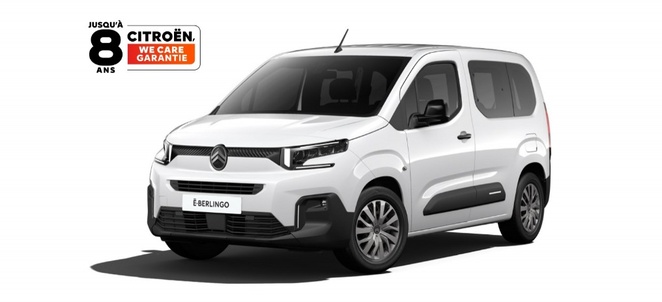 ë-Berlingo Van Electrique M Charge utile majorée Electrique 136 ch Automatique 54 kWh - Stellantis &You