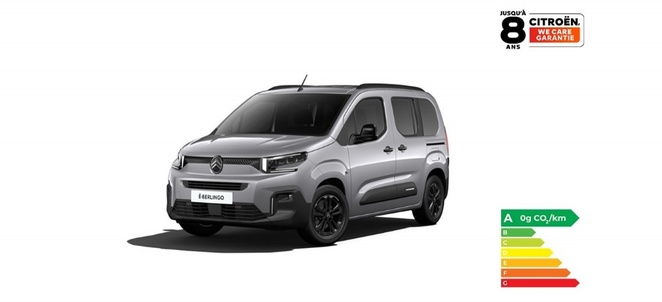 ë-BERLINGO Taille M - Moteur Electrique 136ch, Batterie 54 kWh, PLUS 5 places - Stellantis &You ë-BERLINGO Taille M - Moteur Electrique 136ch, Batterie 54 kWh, PLUS 5 places - Stellantis &You