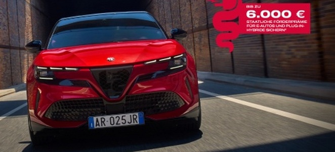 DEN ALFA ROMEO JUNIOR ELETTRICA JETZT AB 188 € MTL. LEASEN¹ - Stellantis &You