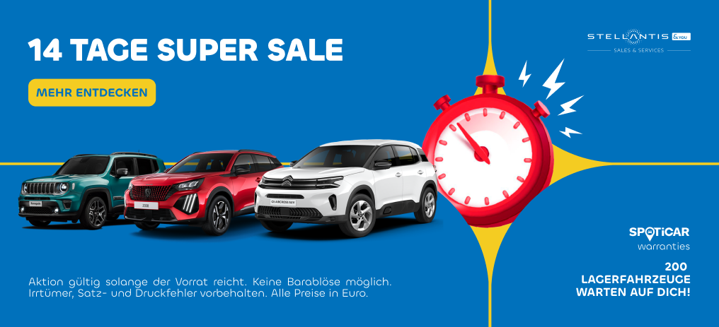 14 Tage Super Sale - Stellantis &You 14 Tage Super Sale