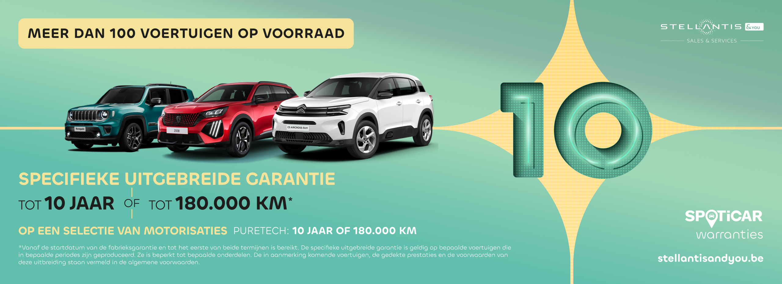 10 jaar waarborg - Stellantis &You Belgique 10 jaar waarborg