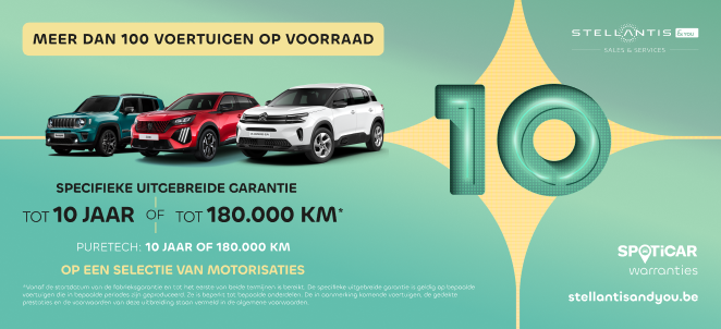 10 jaar waarborg - Stellantis &You Belgique 10 jaar waarborg