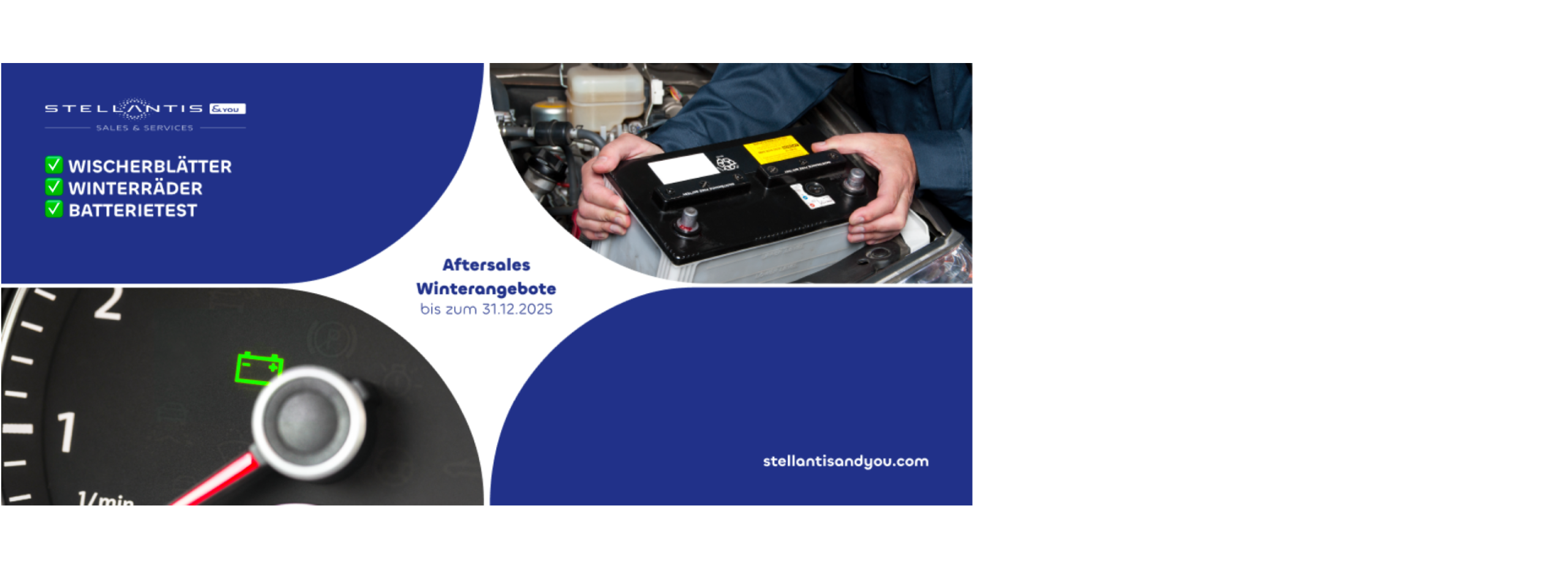 Aftersales Winterangebote - Stellantis &You Aftersales Winterangebote