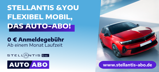 Stellantis &You Auto-Abo Stellantis &You Auto-Abo