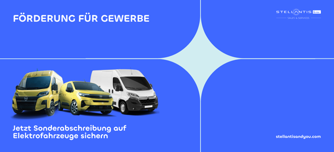 Förderung für Gewerbe - Stellantis &You Förderung für Gewerbe