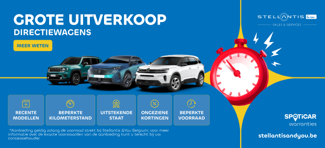 Stock Opruiming - Stellantis &You Stock Opruiming - Stellantis &You