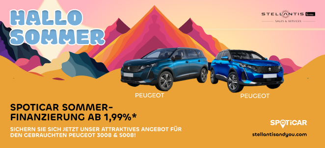 Peugeot-3008/5008-Sommer-Finanzierung - Stellantis &You