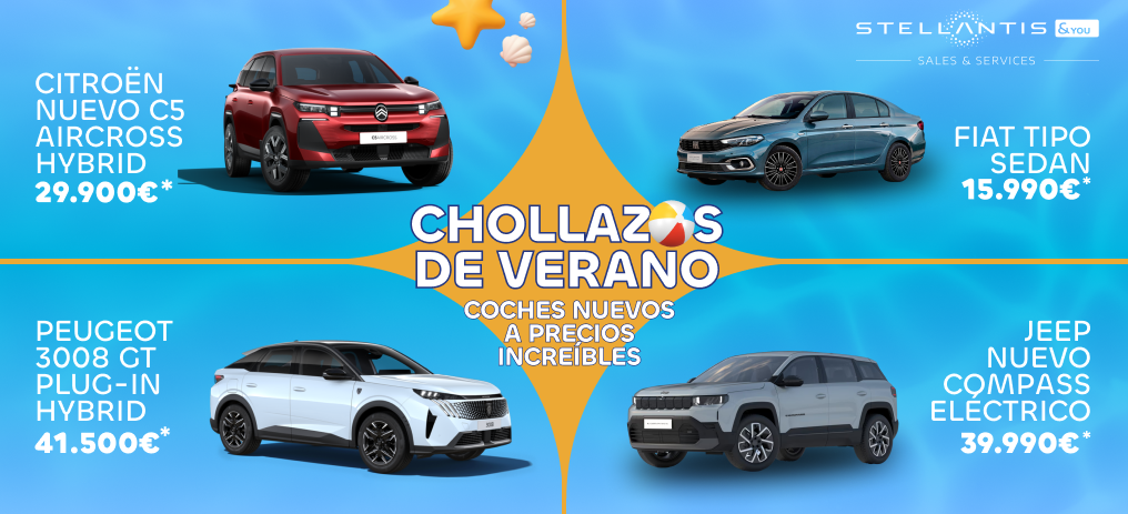 Chollazos verano - Stellantis &You Nuestras mejores ofertas de verano - Stellantis &You