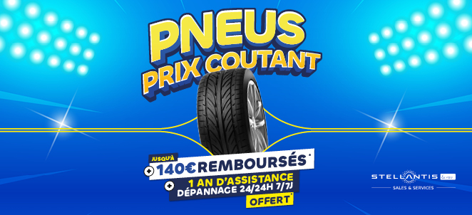 Pneus prix coûtant - Stellantis &You