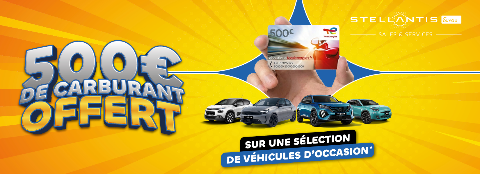 carte carburant 500€ - Stellantis &You carte carburant 500€ - Stellantis &You