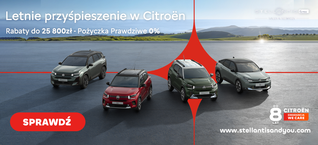 Letnie przyśpieszenie w salonach Citroen - Stellantis &You Letnie przyśpieszenie w salonach Citroen - Stellantis &You