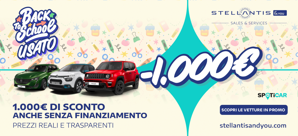 Usato Back to School Roma - Stellantis &You