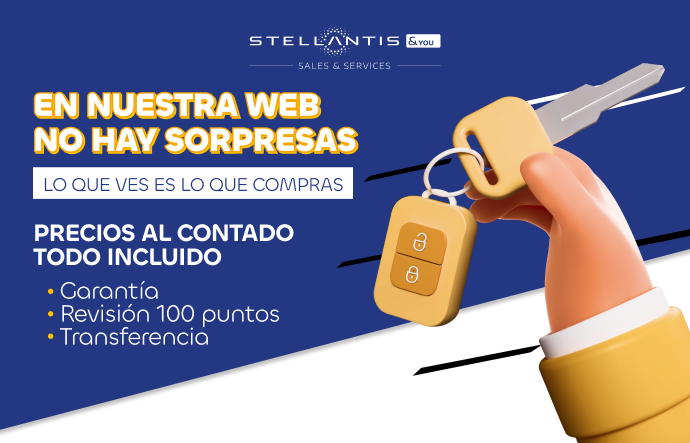 En nuestra web no hay sorpresas - Precio todo incluido