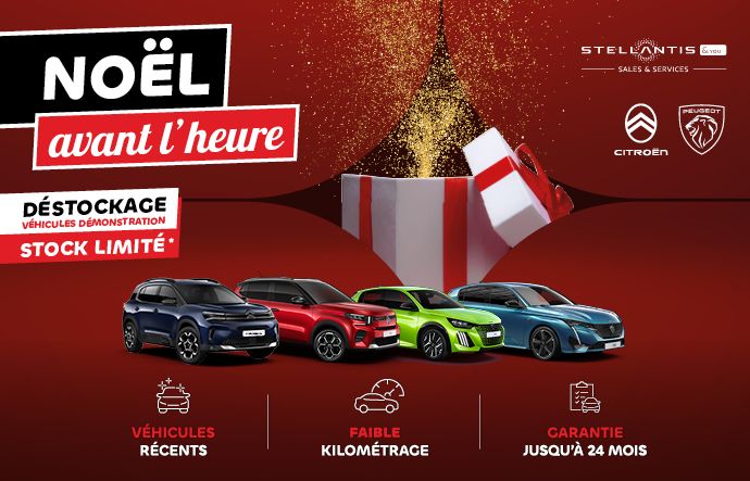 NOÊL : VEHICULES DE DEMONSTRATION