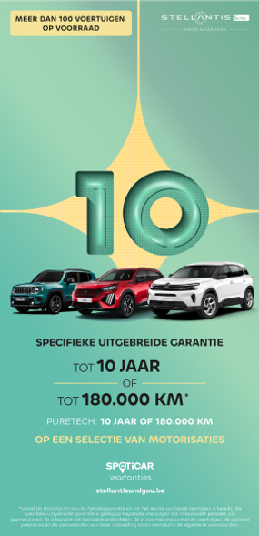 10 jaar waarborg